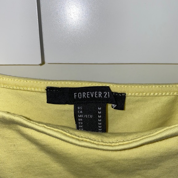 3/$25 Forever 21 Yellow tank - Picture 3 of 3
